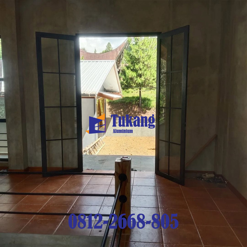 Pintu aluminium kaca Jogja